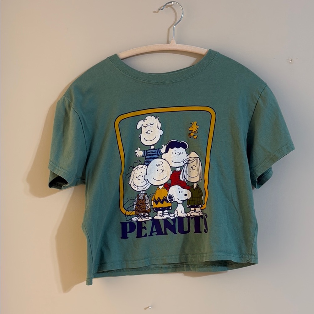 Peanuts Kids Green T-Shirt